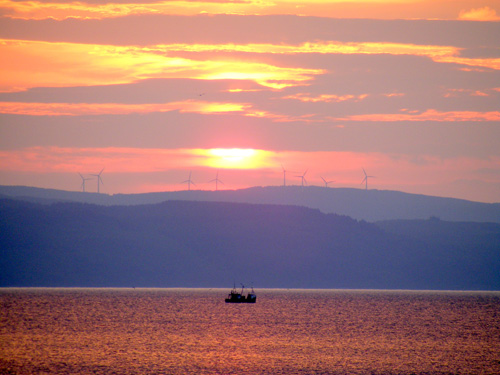 Sunset from the Isle of Arran