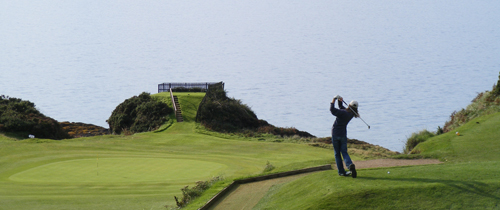 4th hole Shiskine golf course, Isle of Arran