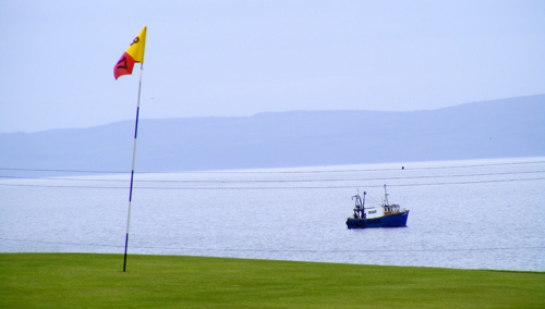 8th green at Machrie Bay, Isle of Arran