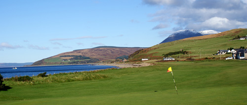 1st hole at Machrie Bay