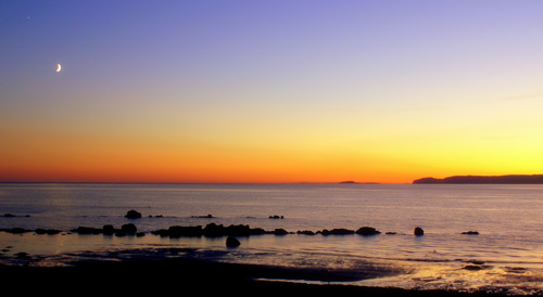 Sunset from the Isle of Arran