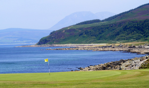 4th hole Shiskine golf course, Isle of Arran